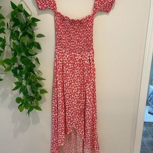 Red floral Dress